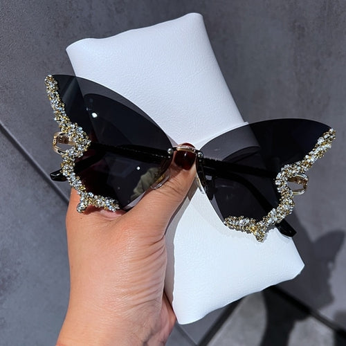 Load image into Gallery viewer, Diamond Butterfly Sunglasses
