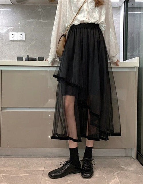 Load image into Gallery viewer, Women Solid Korean Style Women Skirt
